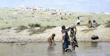 Henry Farny Painting - Drawing Water west Indian native Americans Henry Farny